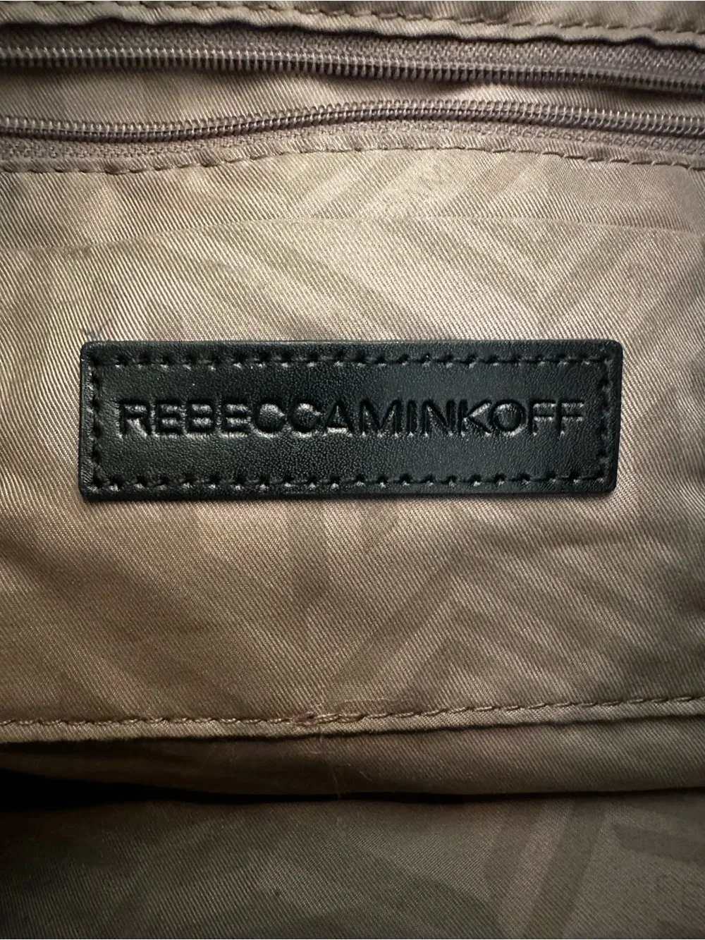 Rebecca Minkoff Pebbled Leather Hobo Shoulder Bag in Cement Gray Taupe